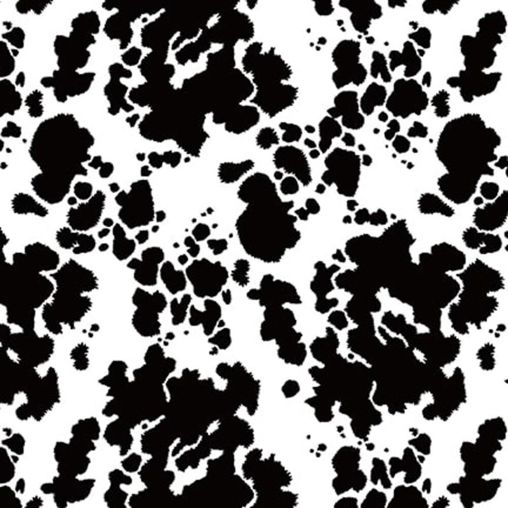 Black and White Cow Print Paradox II Cotton Fabric by Blank Quilting - 1/2 Yard